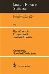 Book cover of Conditionally Specified Distributions by Barry C. Arnold