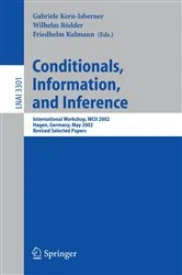 Book cover of Conditionals, Information, and Inference by Gabriele Kern-Isberner