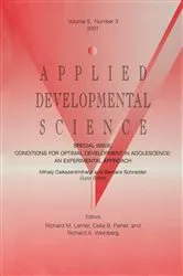Book cover of Conditions for Optimal Development in Adolescence by Mihaly Csikszentmihalyi
