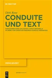 Book cover of Conduite und Text by Dirk Rose