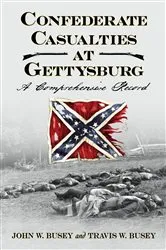 Book cover of Confederate Casualties at Gettysburg by John W. Busey