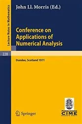 Book cover of Conference on Applications of Numerical Analysis by John L. Morris