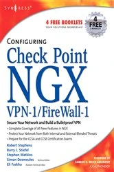 Book cover of Configuring Check Point NGX VPN-1/Firewall-1 by Barry J Stiefel