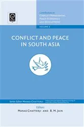 Book cover of Conflict and Peace in South Asia by Manas Chatterji
