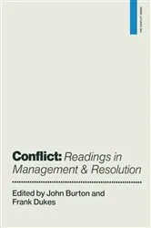 Book cover of Conflict: Readings in Management and Resolution by John Burton