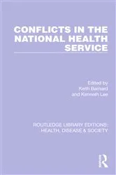 Book cover of Conflicts in the National Health Service by Keith Barnard
