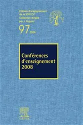Book cover of Conférences d'enseignement 2008 (n°97) by SOFCOT