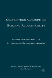 Book cover of Confronting Corruption, Building Accountability by L. Dumas