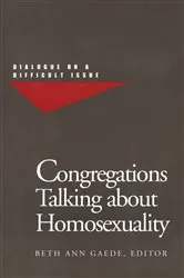 Book cover of Congregations Talking about Homosexuality by Beth Ann Gaede