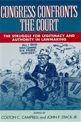 Book cover of Congress Confronts the Court by Colton C. Campbell