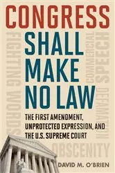 Book cover of Congress Shall Make No Law by David M. O'Brien