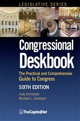 Book cover of Congressional Deskbook by Judy Schneider