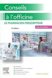 Book cover of Conseils à l'officine (9th ed.) by Jean-Paul Belon
