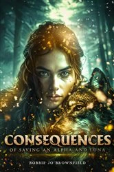 Book cover of CONSEQUENCES OF SAVING AN ALPHA AND LUNA by Bobbie Jo Brownfield