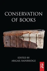 Book cover of Conservation of Books by Abigail Bainbridge