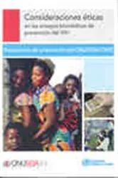 Book cover of Consideraciones éticas en los ensayos biomédicos de prevención del VIH by UNAIDS