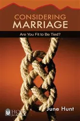 Book cover of Considering Marriage by June Hunt