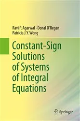 Book cover of Constant-Sign Solutions of Systems of Integral Equations by Unknown