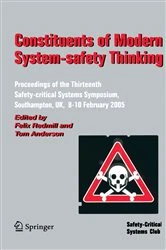 Book cover of Constituents of Modern System-safety Thinking by Felix Redmill