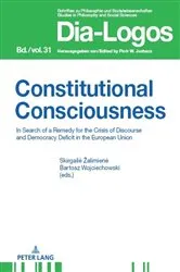 Book cover of Constitutional Consciousness by Piotr W. Juchacz
