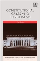 Book cover of Constitutional Crises and Regionalism by Vito Breda