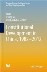 Book cover of Constitutional Development in China, 1982-2012 by Unknown