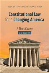 Book cover of Constitutional Law for a Changing America (9th ed.) by Unknown