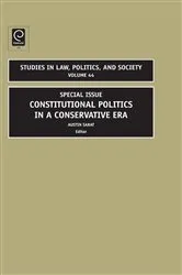 Book cover of Constitutional Politics in a Conservative Era by Austin Sarat