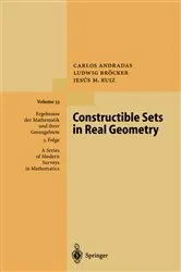 Book cover of Constructible Sets in Real Geometry by Carlos Andradas