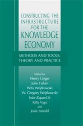 Book cover of Constructing the Infrastructure for the Knowledge Economy by Henry Linger