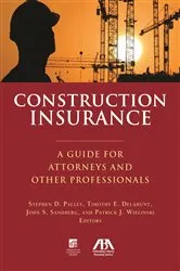 Book cover of Construction Insurance by John Steven Sandberg