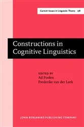 Book cover of Constructions in Cognitive Linguistics by Unknown