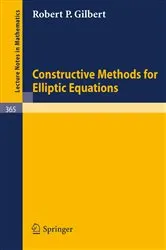 Book cover of Constructive Methods for Elliptic Equations by Unknown