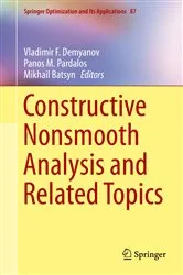 Book cover of Constructive Nonsmooth Analysis and Related Topics by Vladimir F. Demyanov