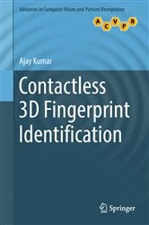 Book cover of Contactless 3D Fingerprint Identification by Ajay Kumar