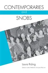 Book cover of Contemporaries and Snobs by Laura Riding