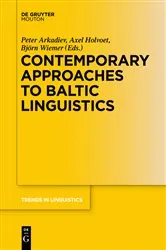 Book cover of Contemporary Approaches to Baltic Linguistics by Unknown
