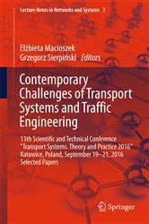 Book cover of Contemporary Challenges of Transport Systems and Traffic Engineering by Elżbieta Macioszek