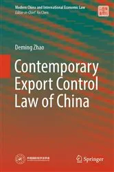 Book cover of Contemporary Export Control Law of China by Unknown