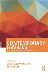 Book cover of Contemporary Families by Scott Browning