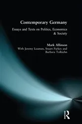Book cover of Contemporary Germany by Derek Lewis