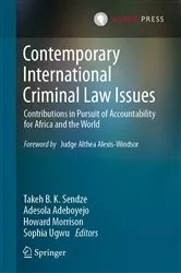 Book cover of Contemporary International Criminal Law Issues by Unknown