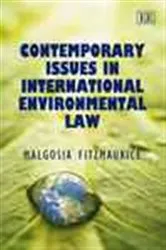 Book cover of Contemporary Issues in International Environmental Law by Unknown