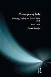 Book cover of Contemporary Italy (2nd ed.) by Donald Sassoon