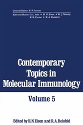 Book cover of Contemporary Topics in Molecular Immunology by H. Eisen