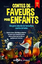 Book cover of Contes de faveurs pour enfants Una gran colección de fantasticos cuentos de hadas. (Tome 5) by Wonderful Stories