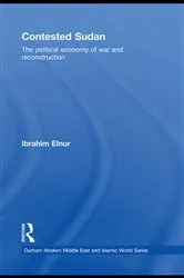 Book cover of Contested Sudan by Ibrahim Elnur