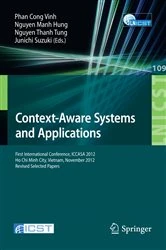 Book cover of Context-Aware Systems and Applications by Phan Cong Vinh