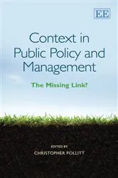 Book cover of Context in Public Policy and Management by Christopher Pollitt