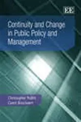 Book cover of Continuity and Change in Public Policy and Management by Christopher Pollitt